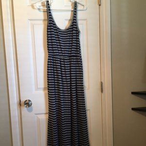 Women's Size Small Blue/Gray Summer Maxi Dress